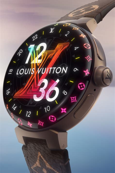 montre louis vuitton connectée|louis vuitton tambour light up.